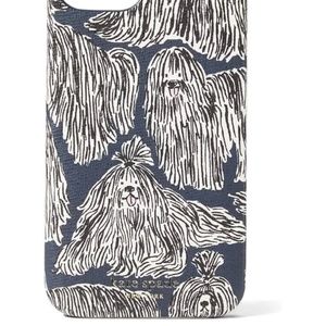 Kate Spade iPhone 14 PRO Flexible Case Morgan Showdogs Print